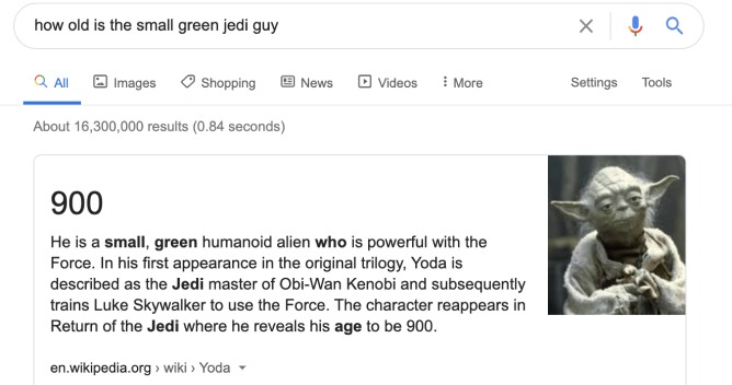 Google search
